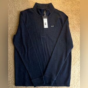 Vineyard Vines Boy’s Dark Blue Half Zip-Up Sweater